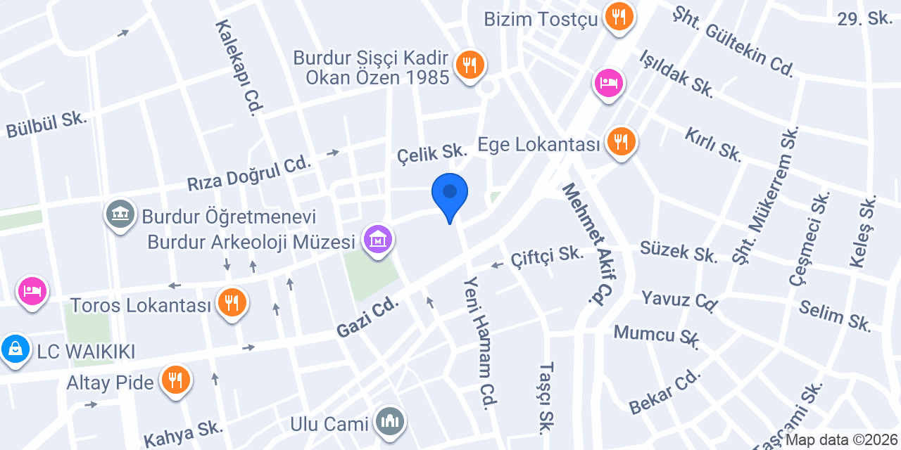 Cengiz Elektrik konumu