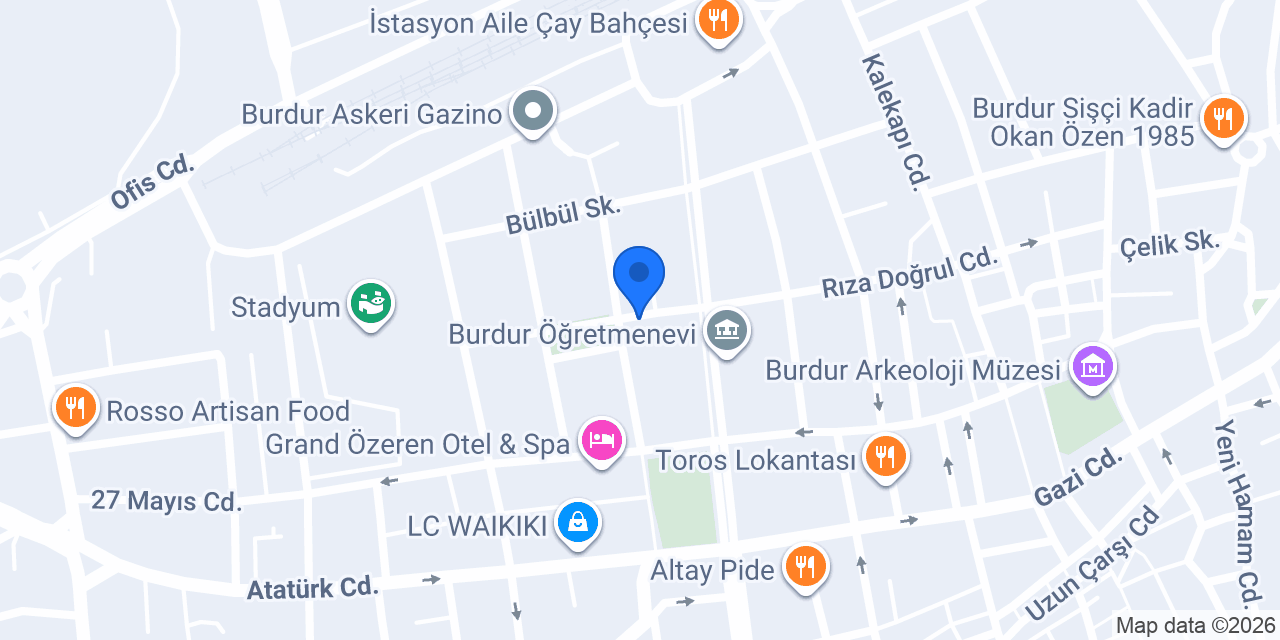 ÖZG Mühendislik San. Tic. Ltd. Şti. konumu