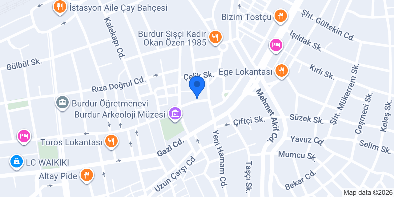 Keskin Hırdavat konumu