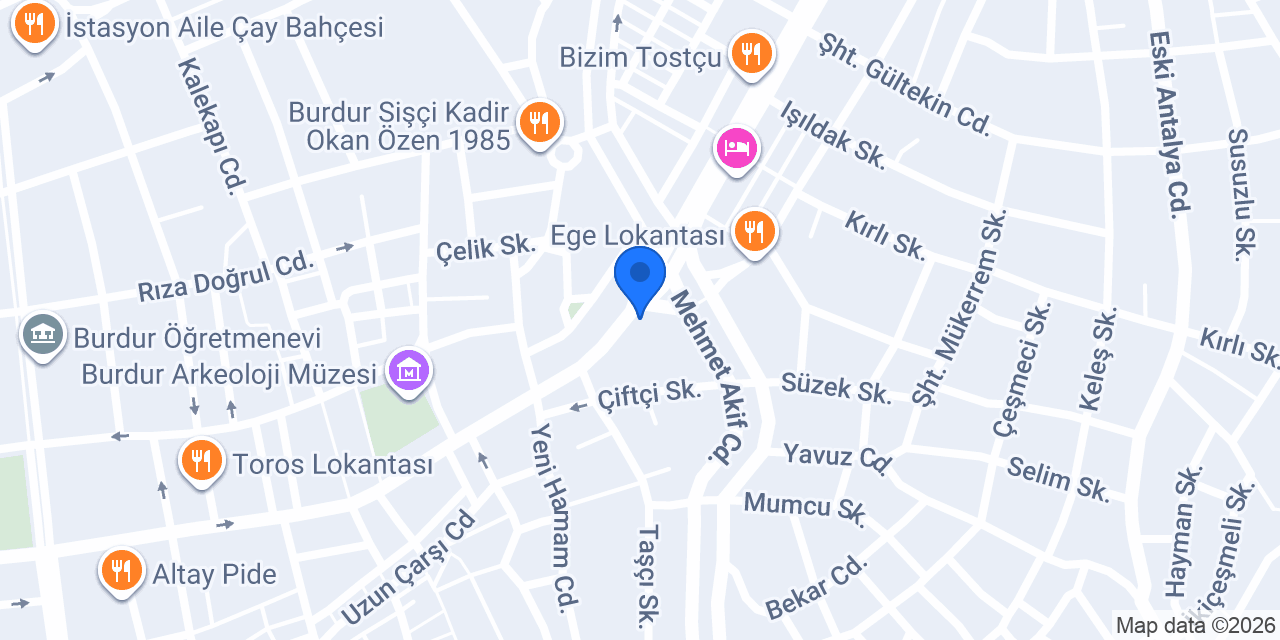 Yeşilgöz Hukuk Bürosu konumu