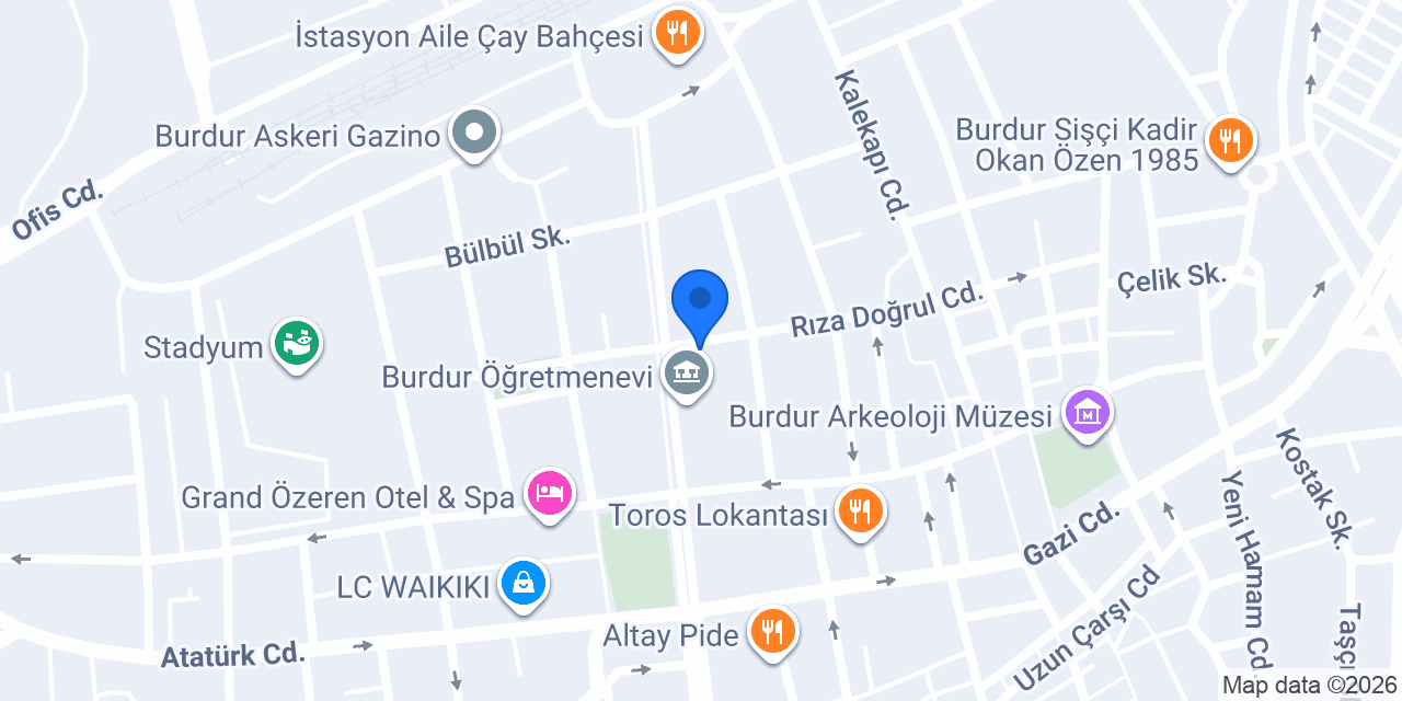 Titiz Cafe konumu