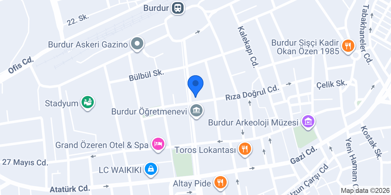 Gloria Jean's Coffees Burdur konumu
