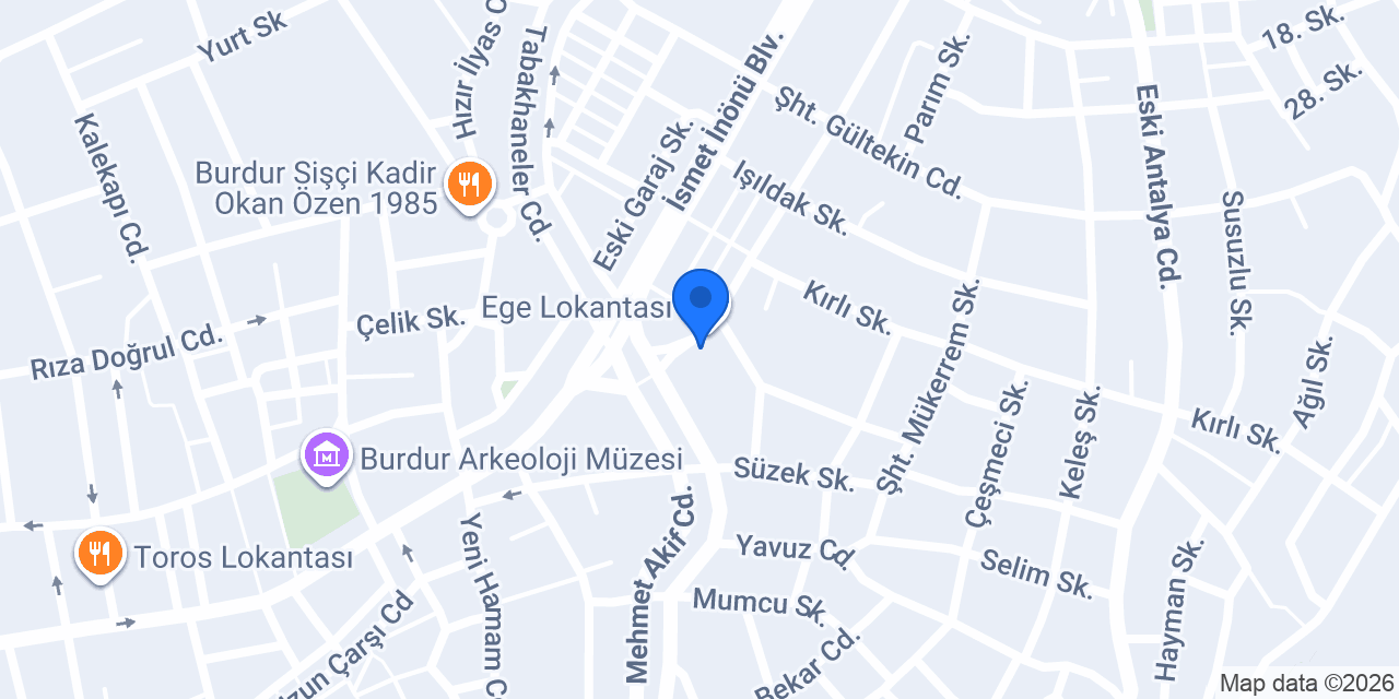 Köprübaşı Burdur M Migros konumu