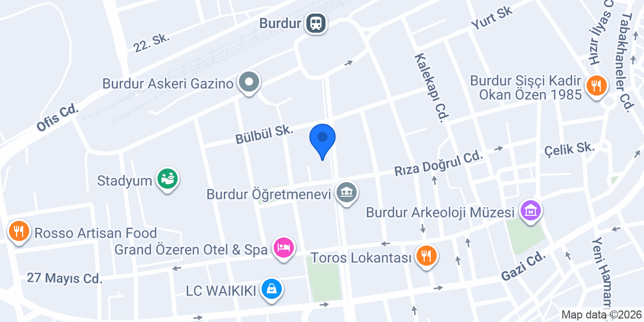 Terra Pizza - Merkez İstasyon konumu