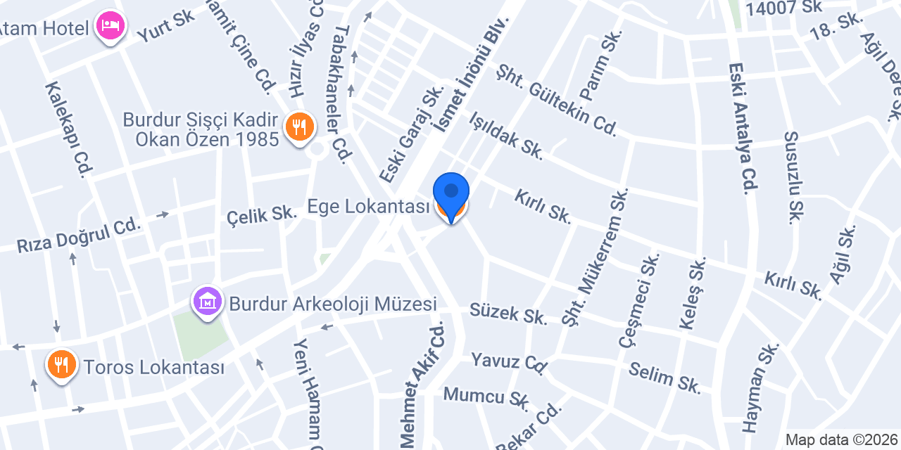 Ege Lokantası konumu