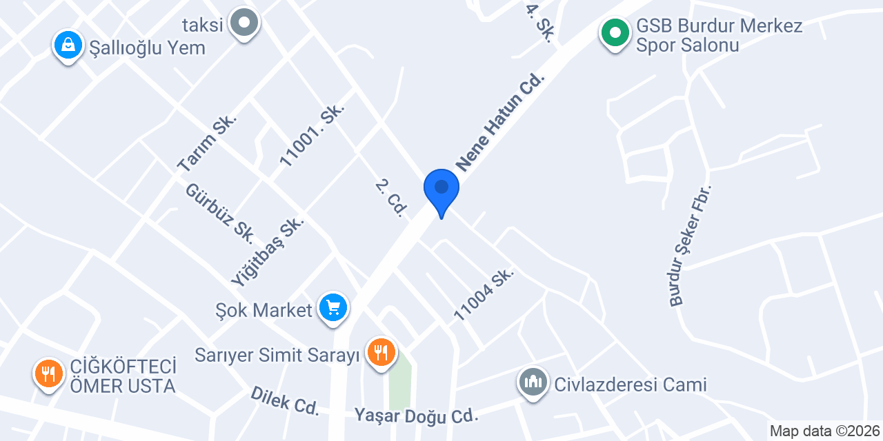 Derin Şarküteri konumu