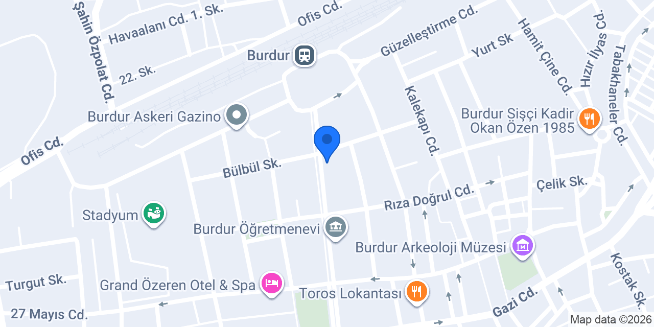 Sinapol Klinik - Dr. H.Sina TÖNGE konumu