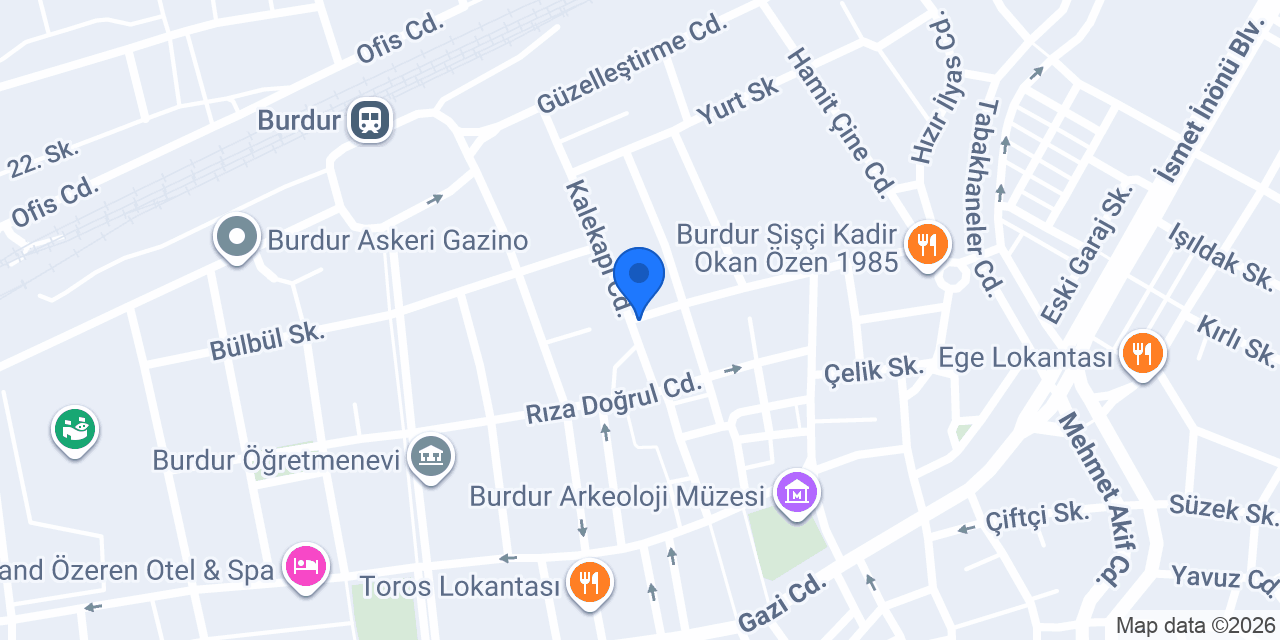 Kuzenler Lokantası konumu