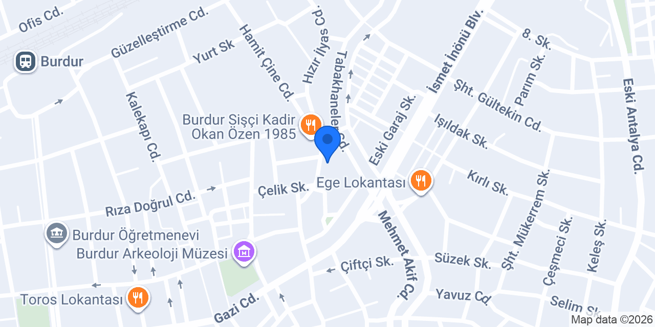 ÖZER TESİSAT konumu