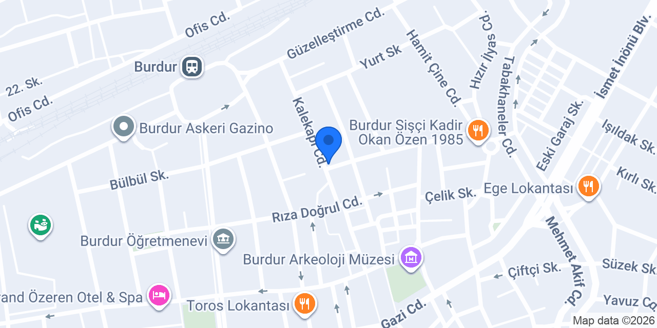 Halil ALKAN HAİR BOSS konumu