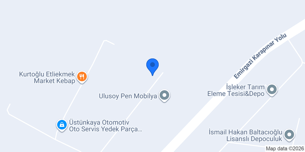 Karamobilya konumu