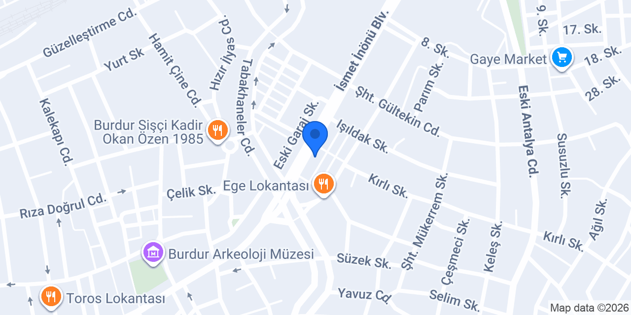 Kayışlıoğlu Otel konumu