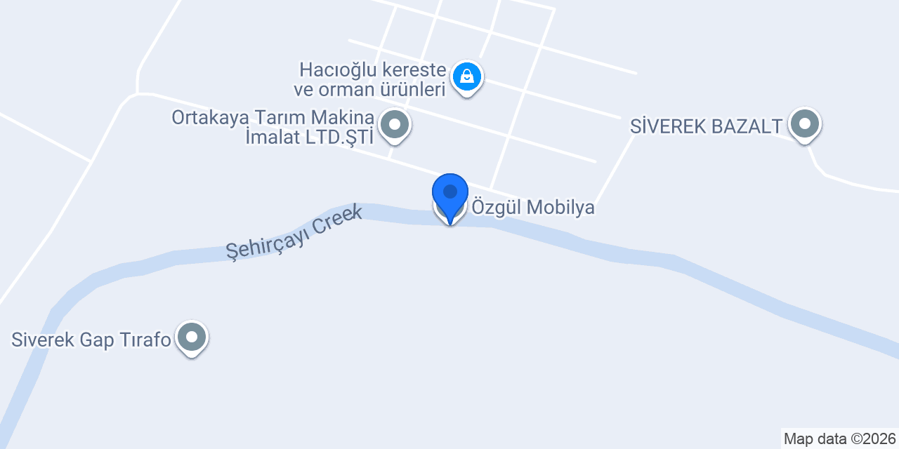 Özgül Mobilya konumu