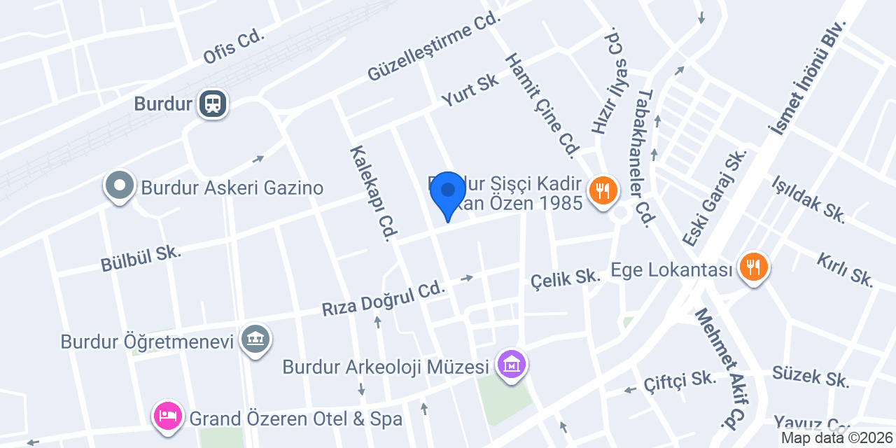 Aysire Mimarlık konumu