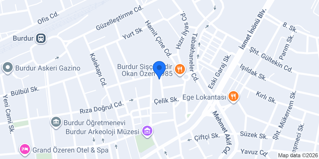 Serbest Muhasebeci Mali Müşavir Şeref Vural konumu
