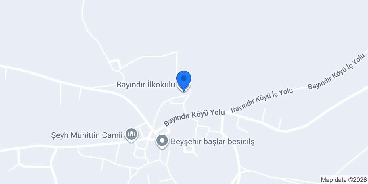 Bayındır İlkokulu konumu