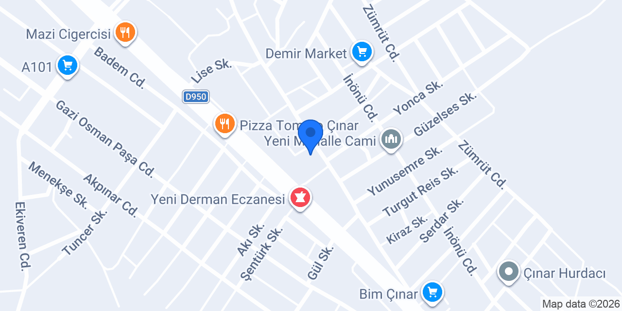 Aygaz Tüp Bayisi konumu