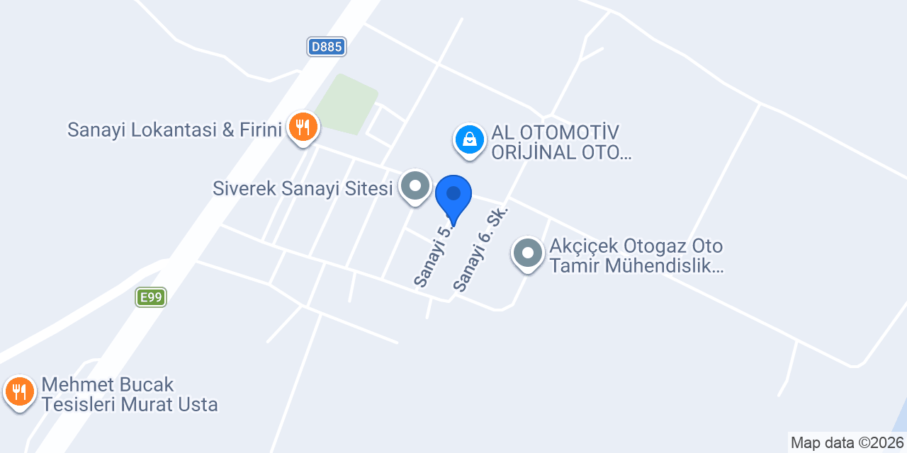 Bakan Oto konumu