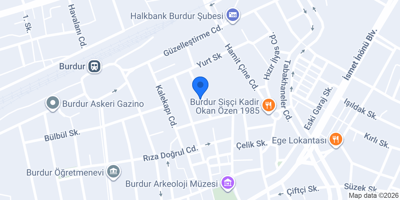 Fidan Hukuk Bürosu konumu