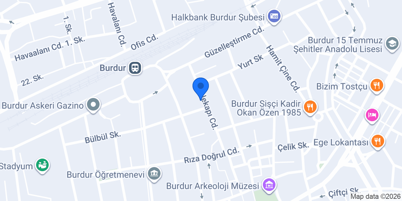 Burdur Cebimde konumu