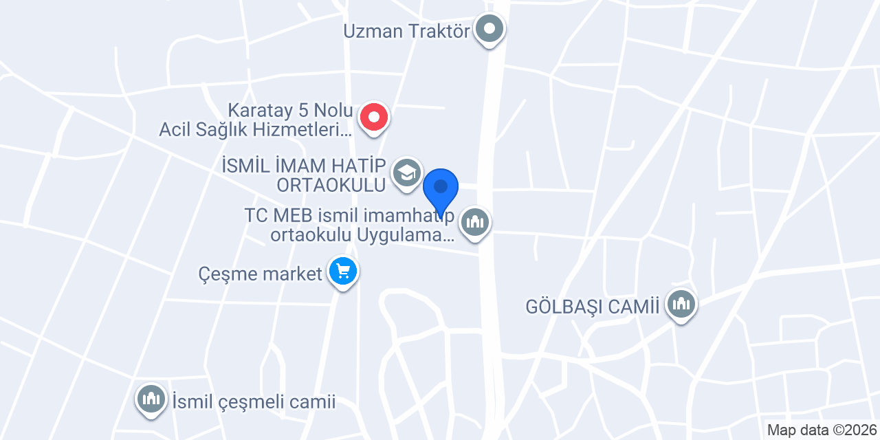 KARATAY İSMİL ANADOLU İMAM HATİP LİSESİ konumu