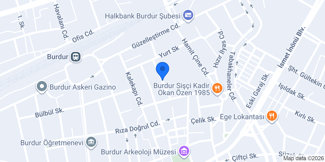 Galeri Çınar konumu