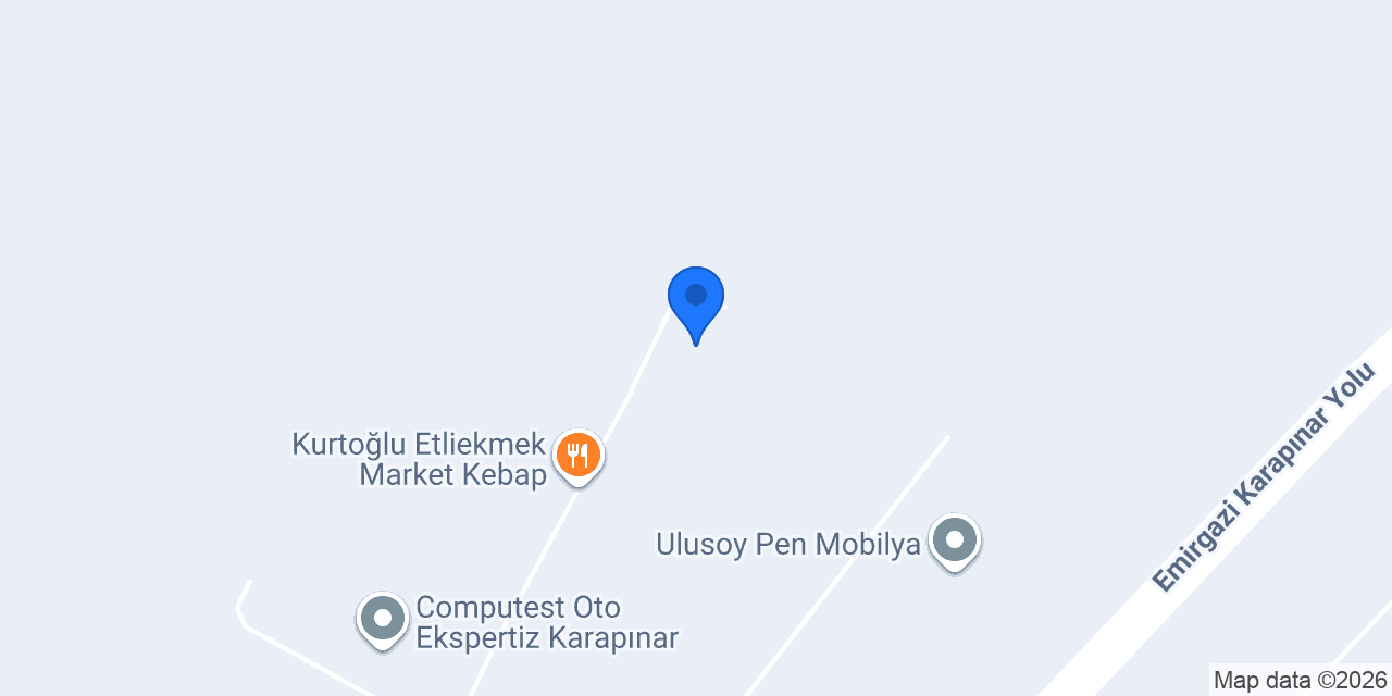 Gökmen Mobilya konumu