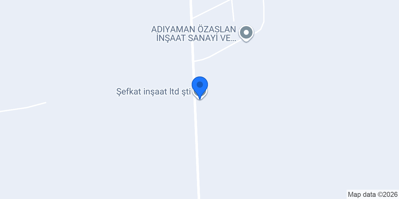 Şefkat inşaat ltd şti konumu