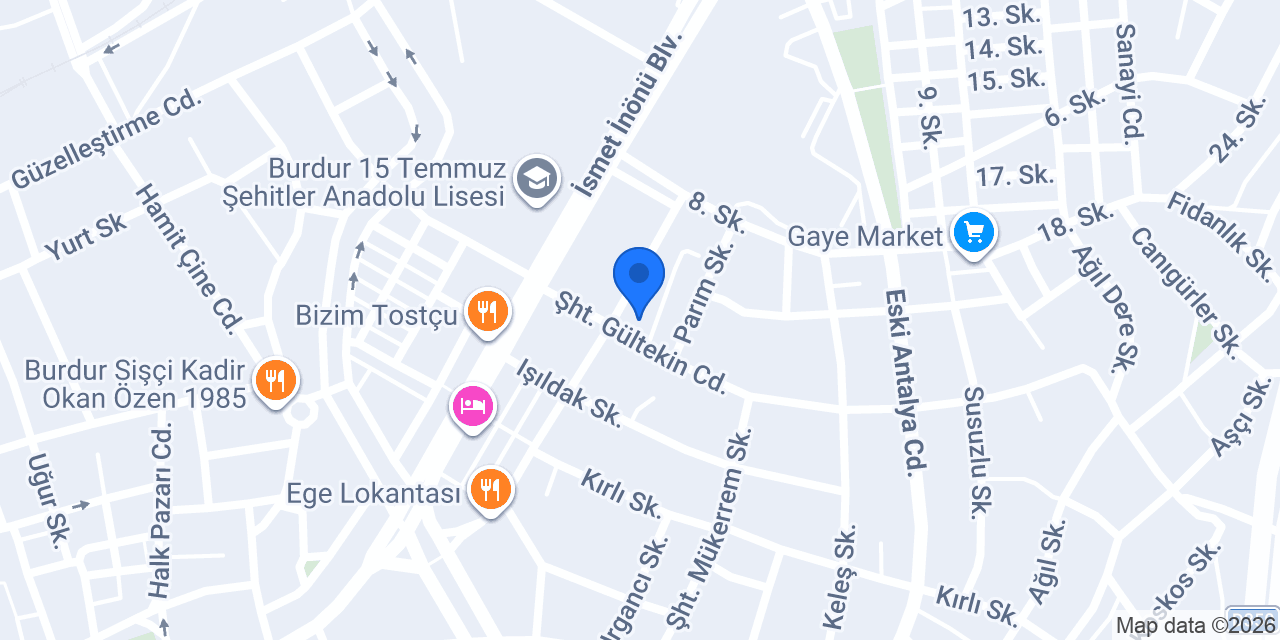 Gamze Eczanesi konumu