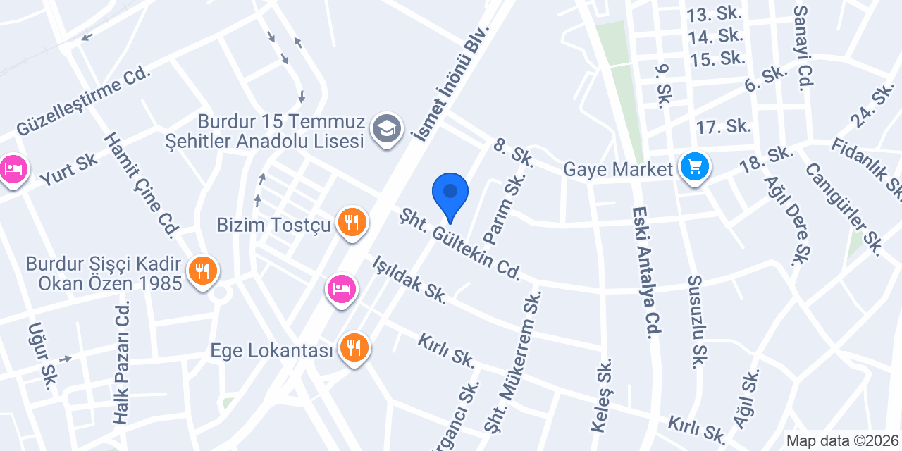 Burdur Apart konumu