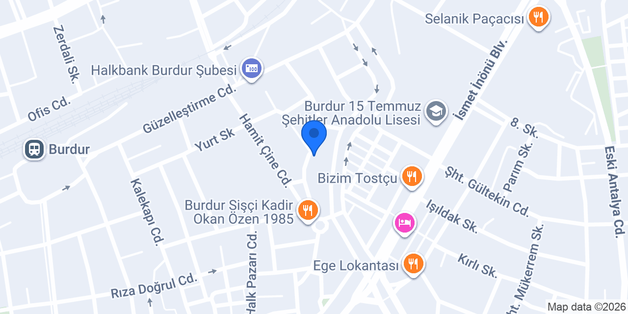 Alfa Veteriner Kliniği konumu