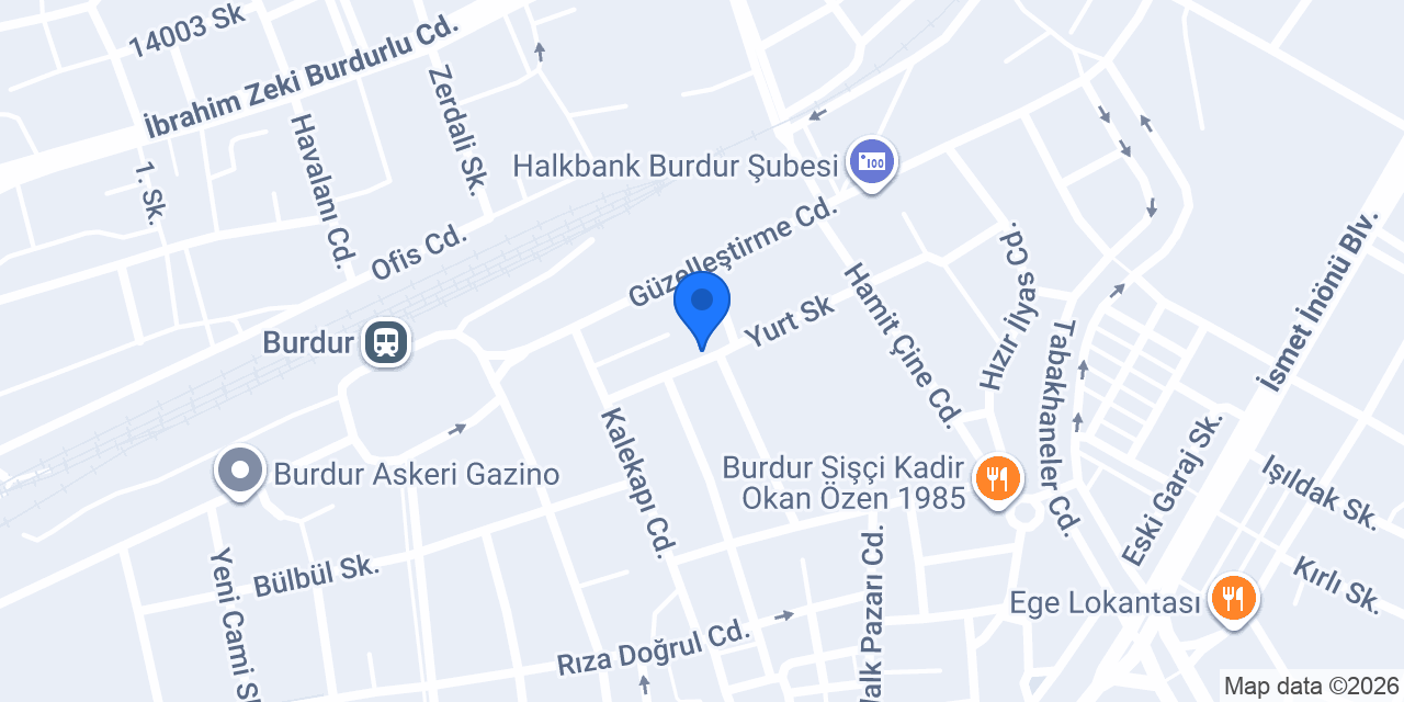 Atam Hotel konumu