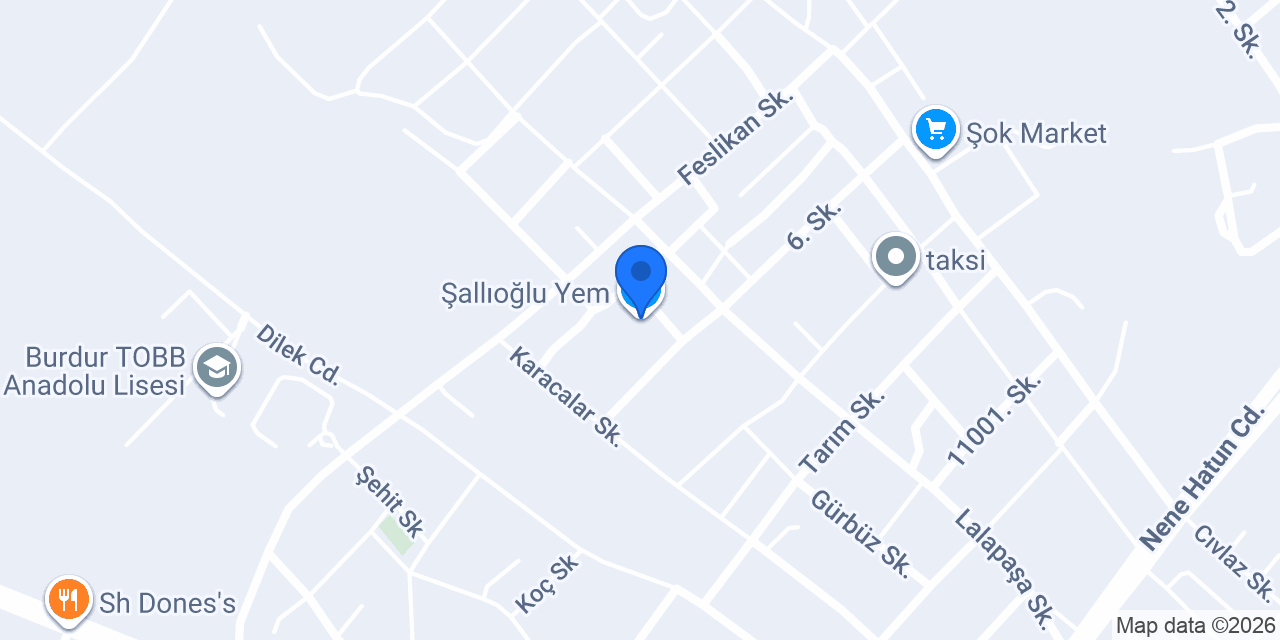 Şallıoğlu Yem konumu