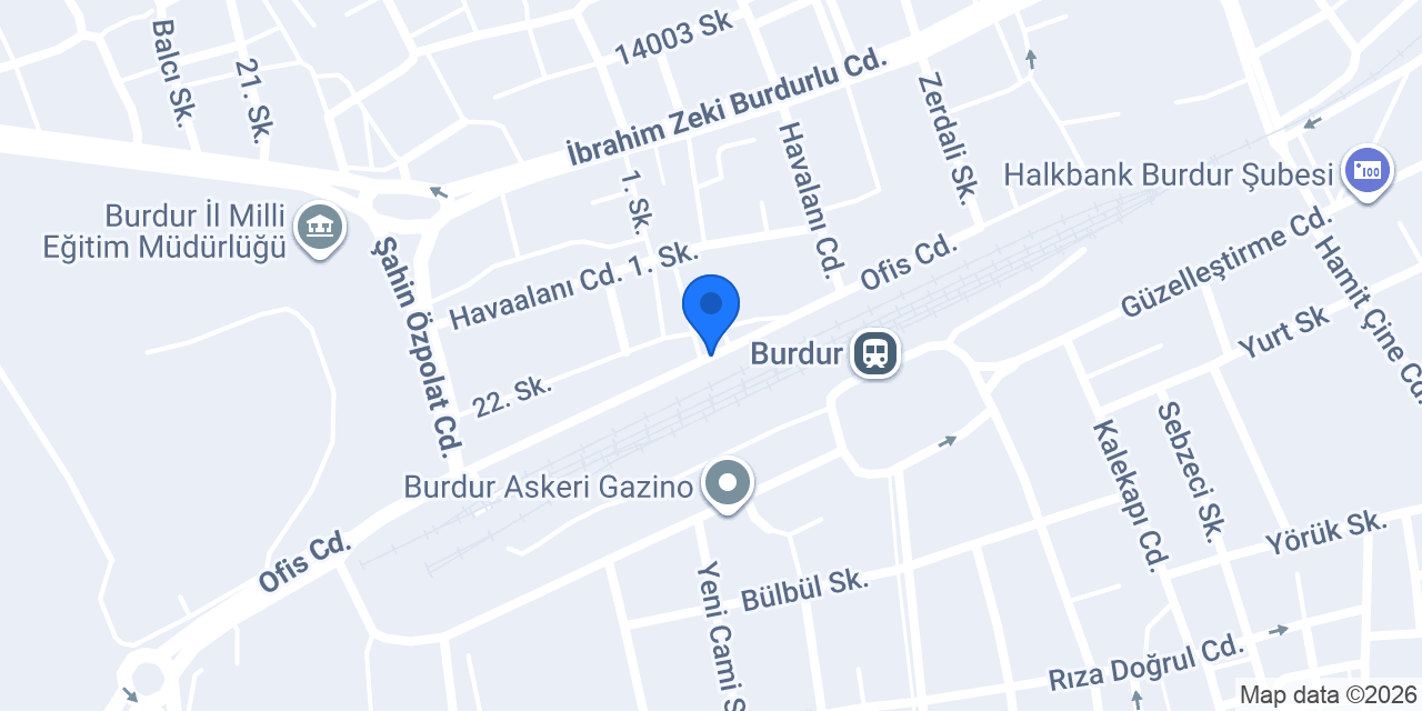Seker taksi durağı konumu