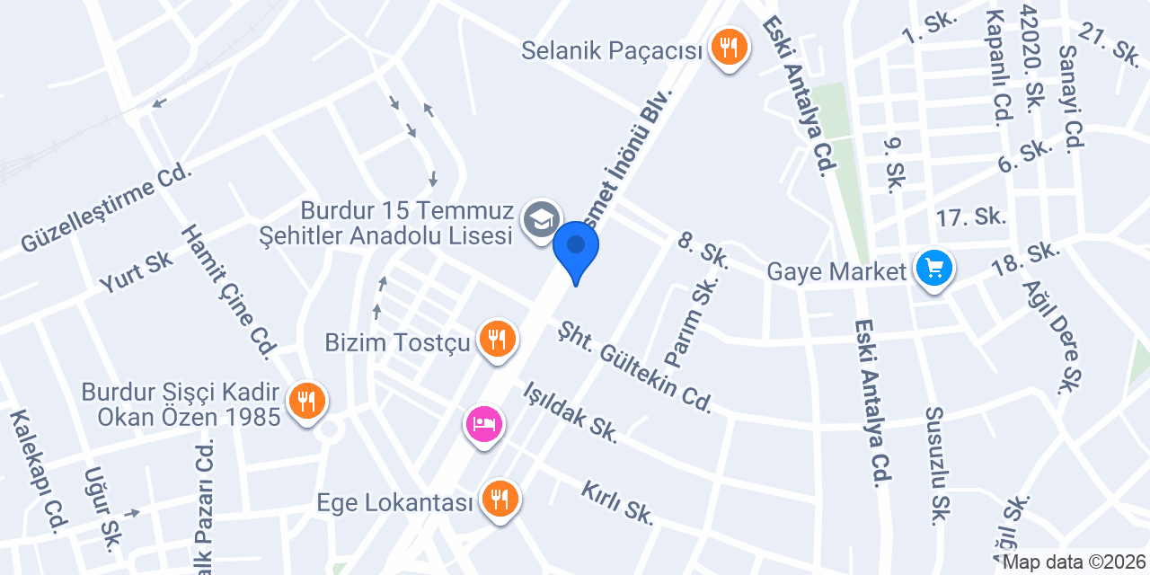 Verem Savaş Dispanseri konumu