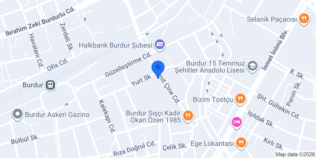 Köylüm Restaurant konumu