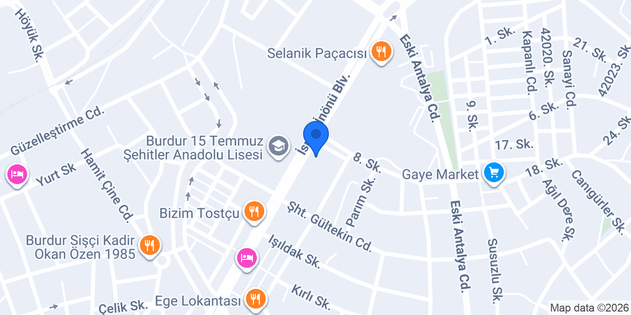 Hayat Eczanesi konumu