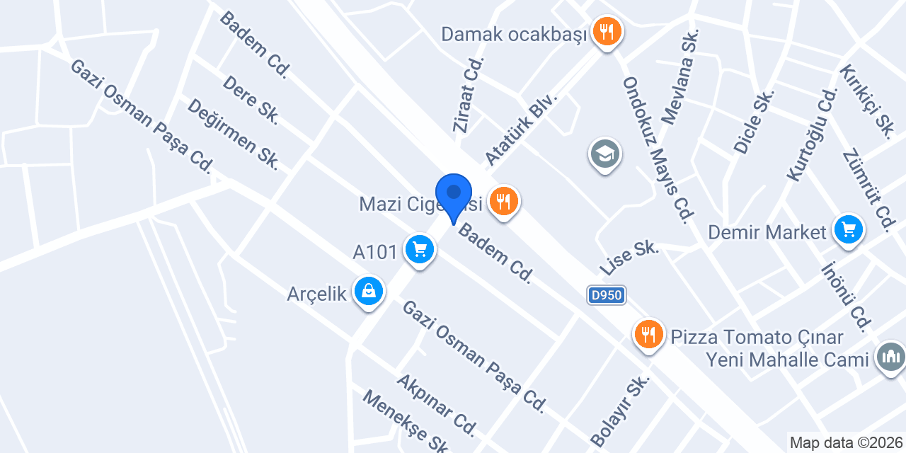 DİGİTURK DİYARBAKIR GENEL MÜDÜRLÜĞÜ konumu
