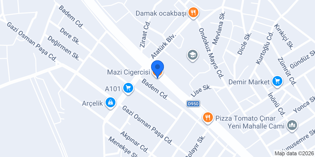 Mazi Cigercisi konumu