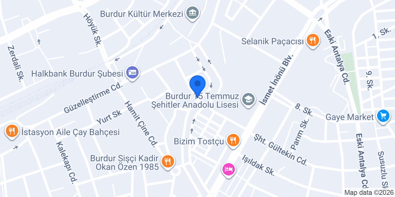 AKKAYA VETERİNER KLİNİĞİ konumu