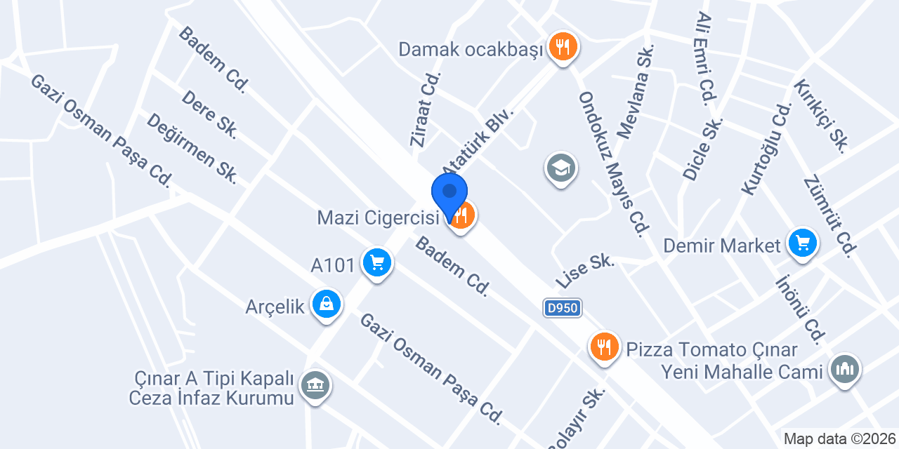 Cadde Ciğercisi konumu
