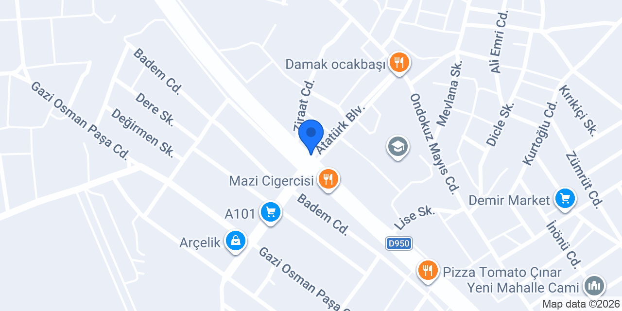 Çıtır Ķebab konumu