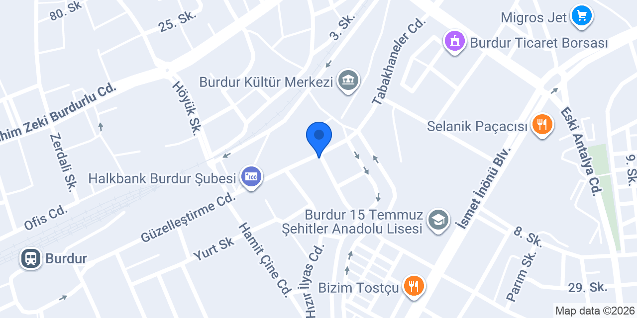 Irmak Emlak konumu