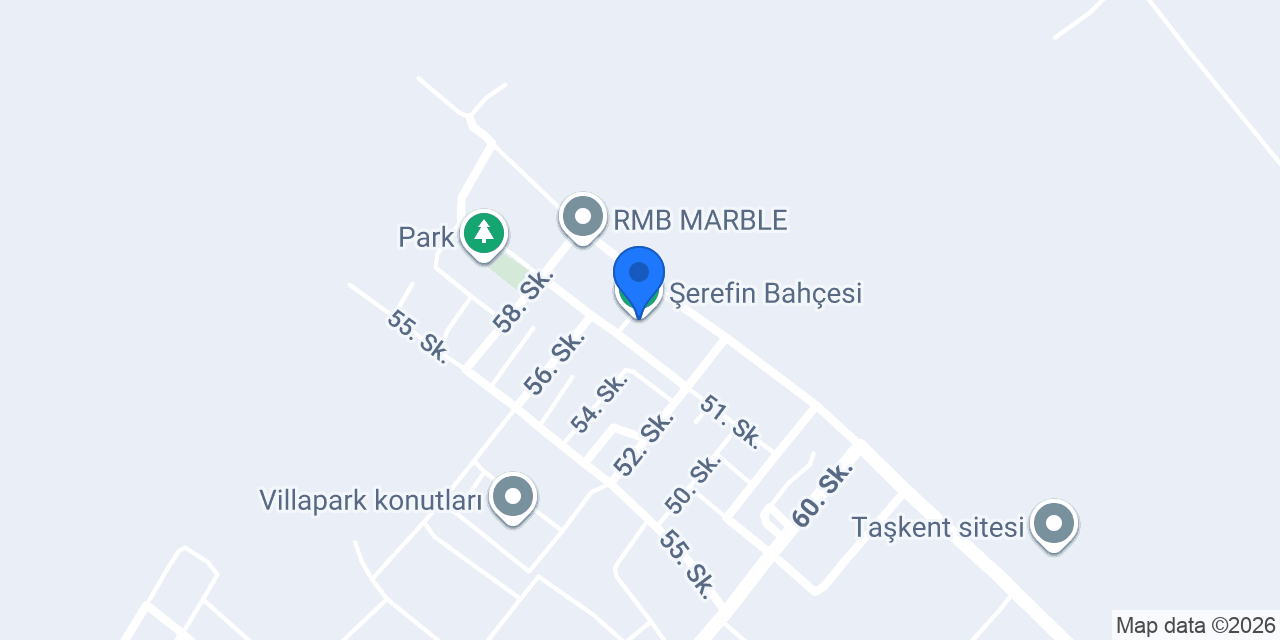 Şerefin Bahçesi konumu
