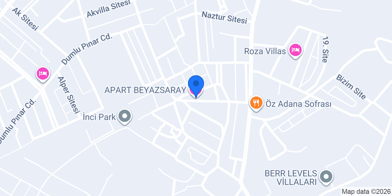 APART BEYAZSARAY konumu