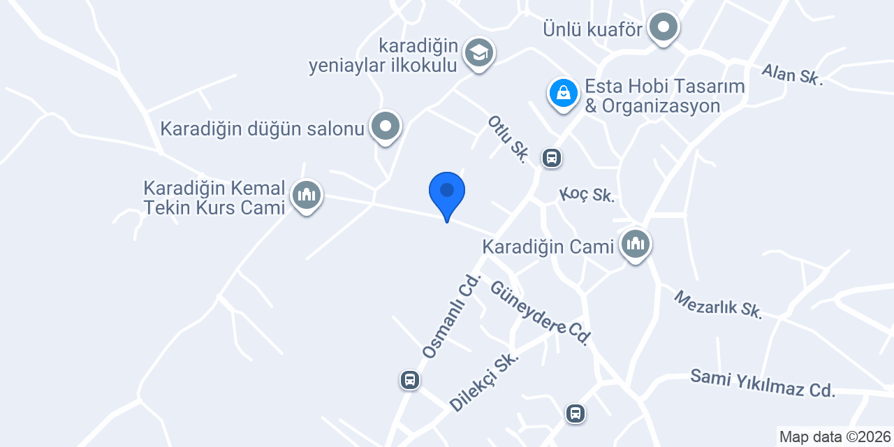 Emektar Demir doğrama konumu