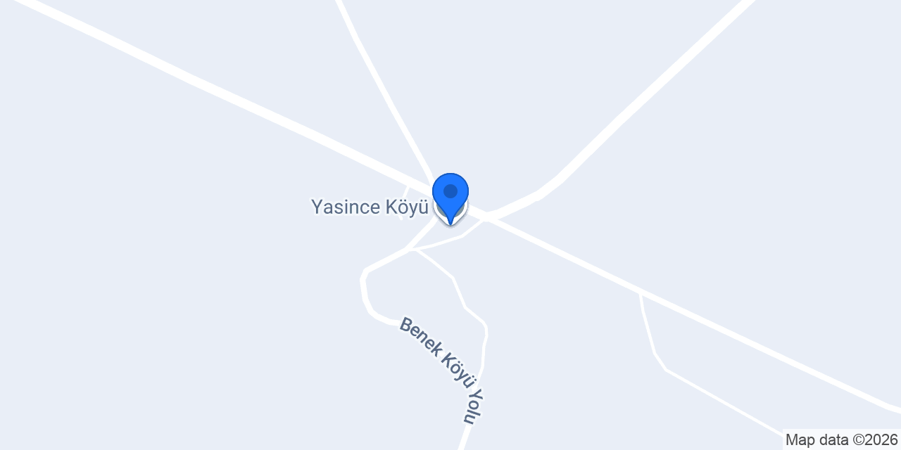 Yasince Köyü konumu
