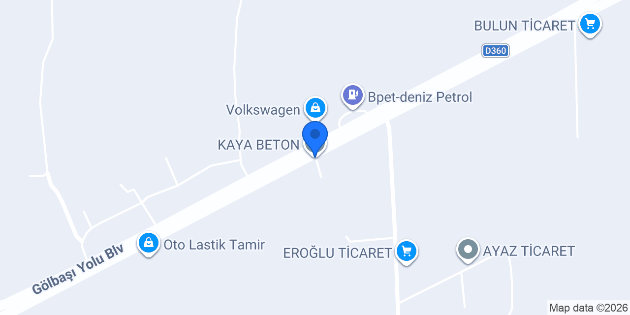KAYA BETON konumu