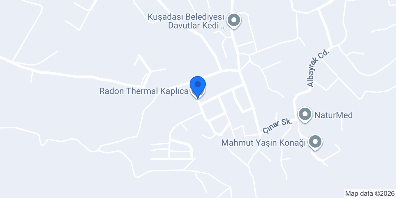 Radon Thermal Kaplıca konumu