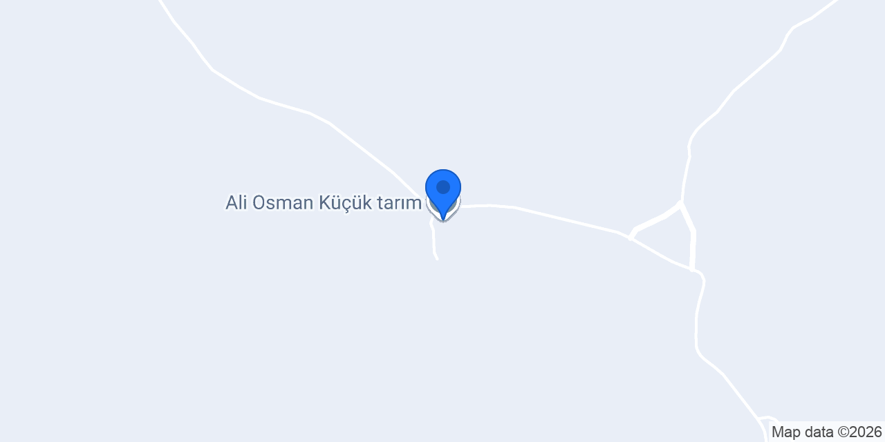 Ali Osman Küçük tarım konumu